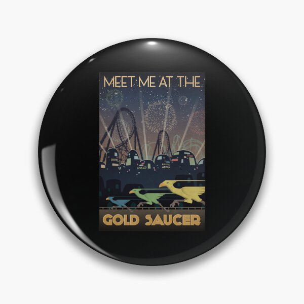 Item preview, Final Fantasy VII Gold Saucer Travel Poster designed and sold by Peramerza.