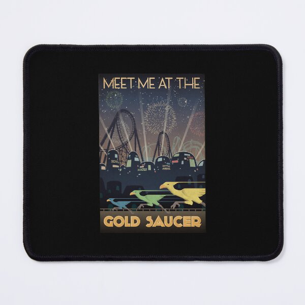 Item preview, Final Fantasy VII Gold Saucer Travel Poster designed and sold by Peramerza.