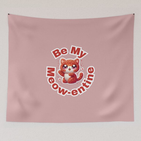 Item preview, Valentine Kawaii Heart Kitty Design designed and sold by HopeAndHustle.
