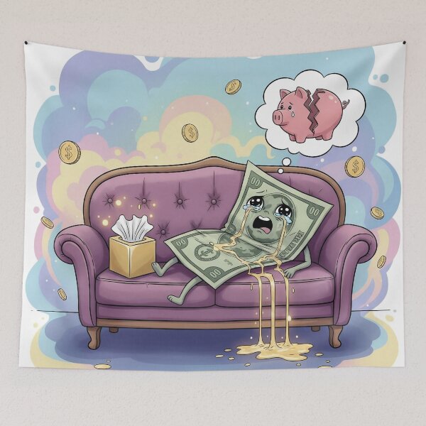 Item preview, Money Has Feelings Too designed and sold by Glitchart66.