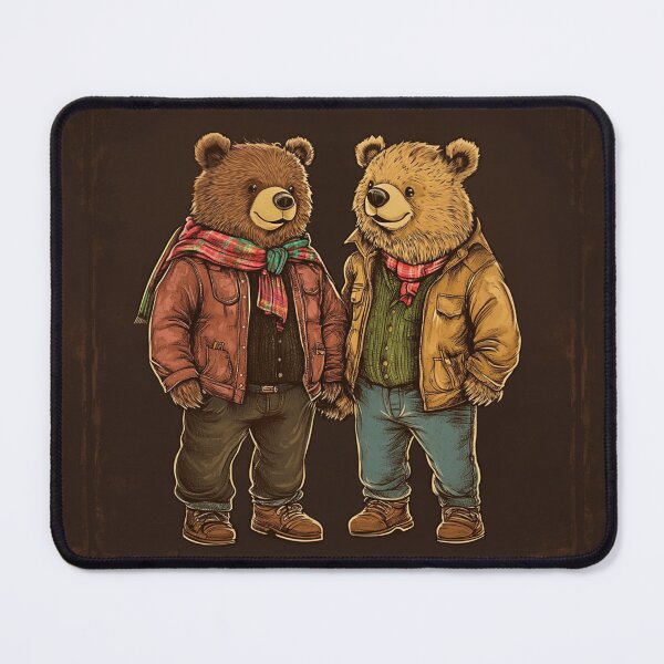 Item preview, Gay Bears Couple in Love – Cozy Valentines Day designed and sold by TeesAndSass.