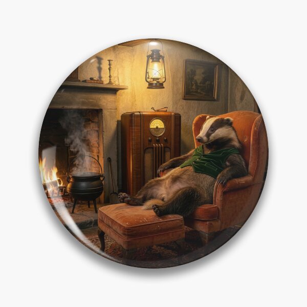 Item preview, Badger Relaxes in His Cozy Den designed and sold by Tridentulus.