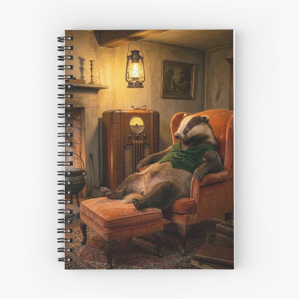 Item preview, Badger Relaxes in His Cozy Den designed and sold by Tridentulus.