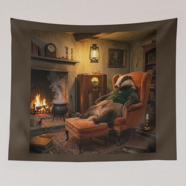 Item preview, Badger Relaxes in His Cozy Den designed and sold by Tridentulus.