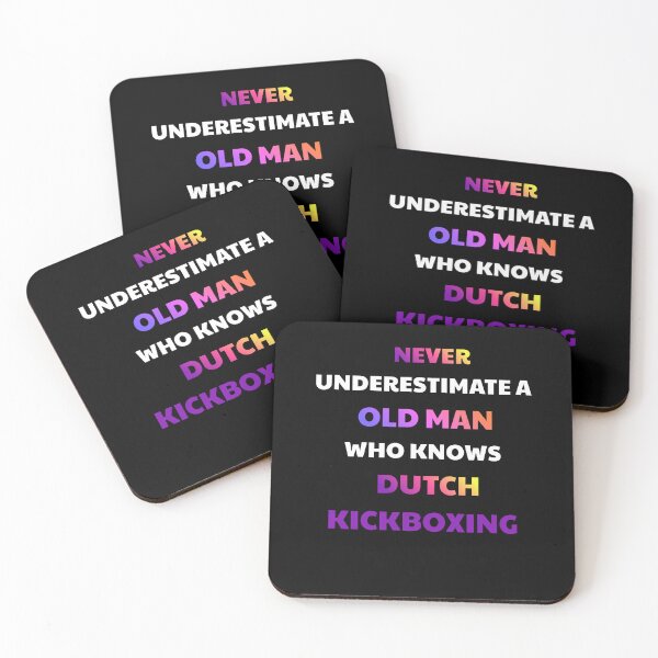 Item preview, Never Underestimate Old Man Dutch Kickboxing designed and sold by julissa9474.