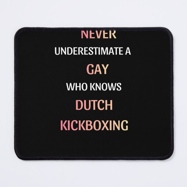 Item preview, Funny Gay Dutch Kickboxing Pride Design designed and sold by thurma85.