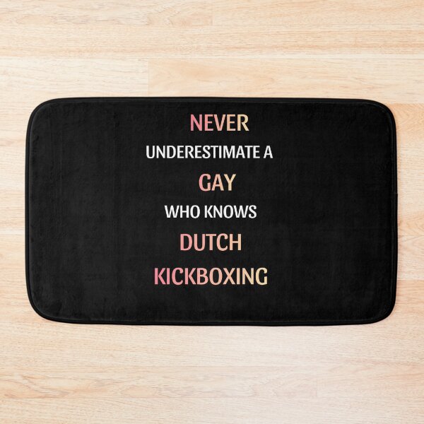 Item preview, Funny Gay Dutch Kickboxing Pride Design designed and sold by thurma85.