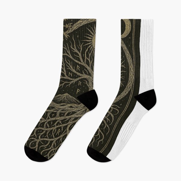 Item preview, Nordic Tree of Life – Mystical Runes & Cosmic Symbolism designed and sold by myforestfog.