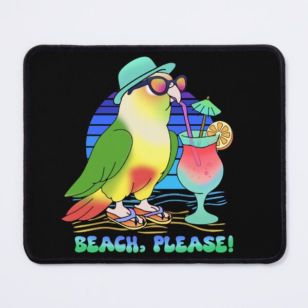 Item preview, Summer Pineapple conure beach please designed and sold by FandomizedRose.