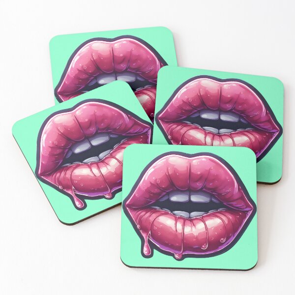Item preview, Pink Gloss Lips – Bold Statement Art designed and sold by Neer arts.
