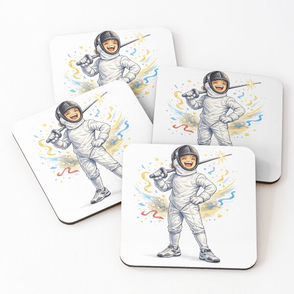 Item preview, Fencing Champion designed and sold by ChillCharmStudio.