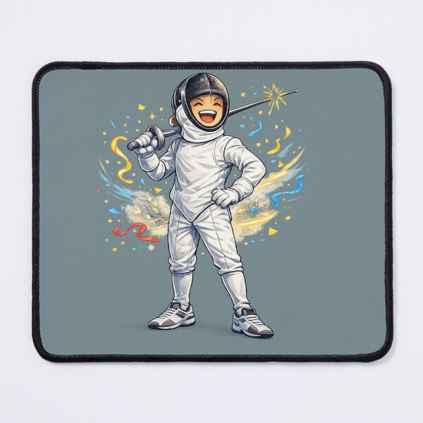Item preview, Fencing Champion designed and sold by ChillCharmStudio.
