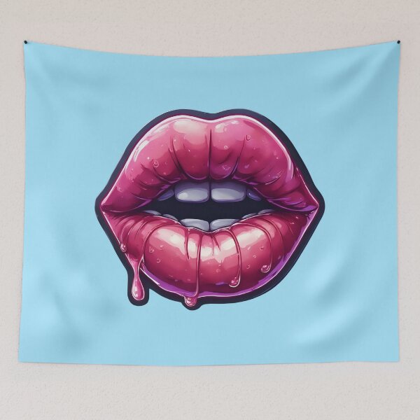Item preview, Pink Gloss Lips – Bold Statement Art designed and sold by Neer arts.