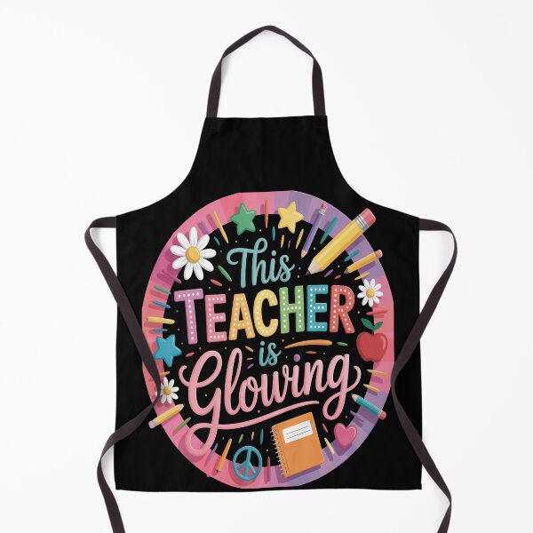 Item preview, This Teacher Is Glowing Hello Summer Funny End Of School  designed and sold by Lucaseinar.