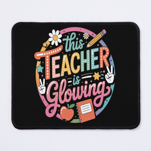 Item preview, This Teacher Is Glowing Hello Summer Funny End Of School designed and sold by Lucaseinar.