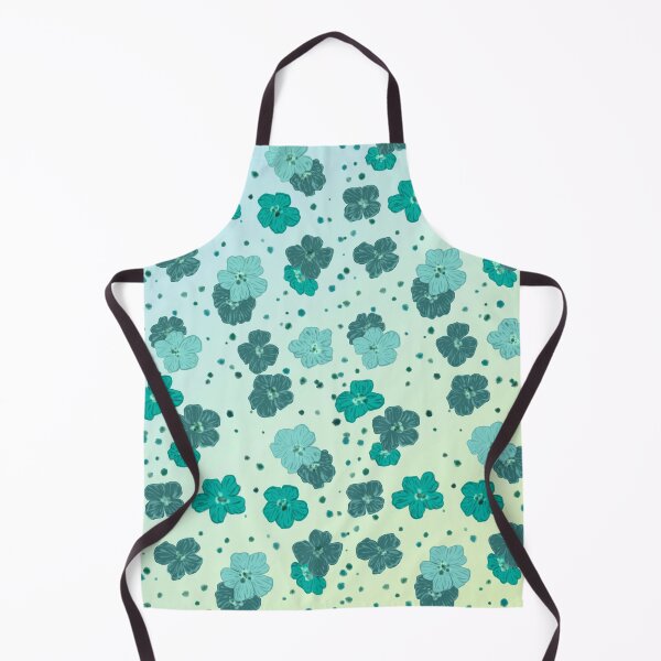 Artikelvorschau, „Teal Bloom Confetti – Zartes florales Traummuster“ entworfen und verkauft von MarrySArtwork.