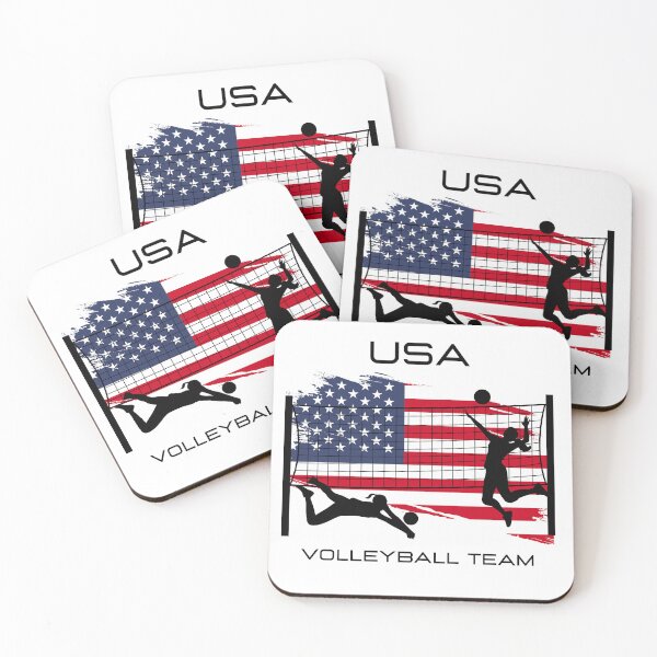 Item preview, USA Volleyball Passion – Flag Design designed and sold by MarioWorksHQ.