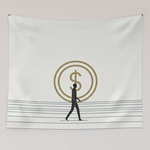 Item preview, Working for the Idea of Money designed and sold by Glitchart66.