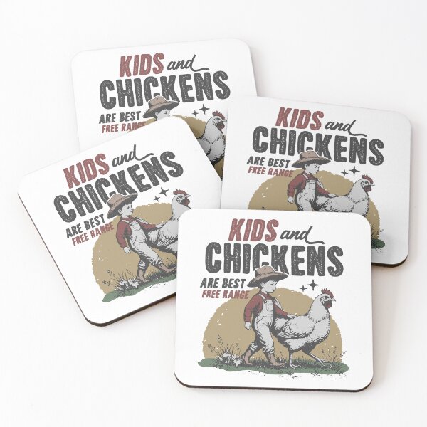 Item preview, Kids and Chickens are best free range  designed and sold by Zedeldesign.