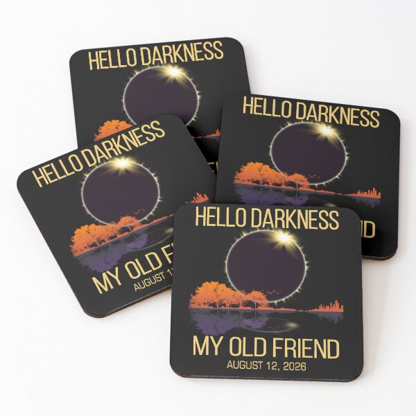 Item preview, Hello Darkness My Old Friend August 12 2026 Totality Eclipse designed and sold by pansak.