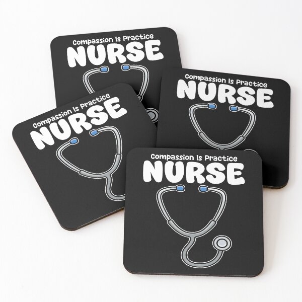 Item preview, NURSE - COMPASSION IS PRACTICE designed and sold by KEF Custom.