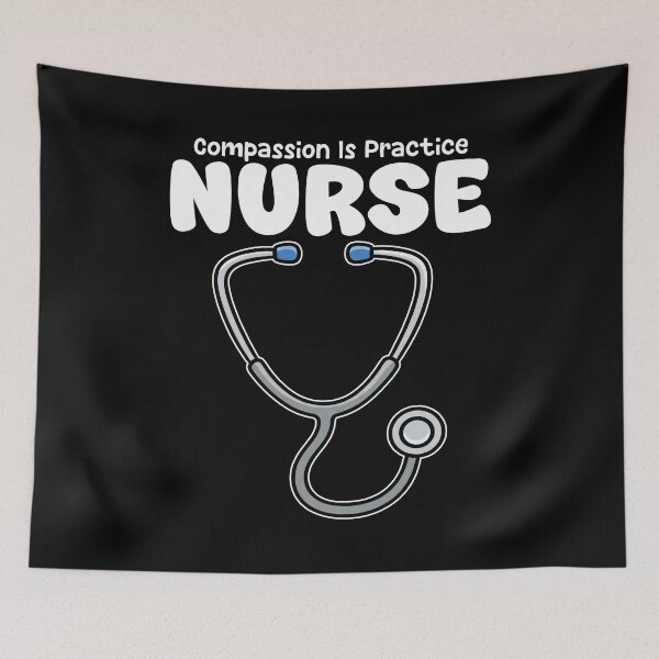 Item preview, NURSE - COMPASSION IS PRACTICE designed and sold by KEF Custom.