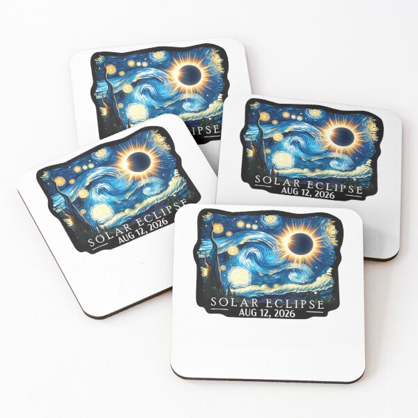 Item preview, Solar Eclipse August 12 2026 Starry Night Eclipse Totality designed and sold by pansak.