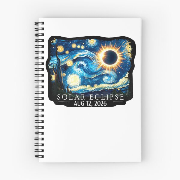 Item preview, Solar Eclipse August 12 2026 Starry Night Eclipse Totality designed and sold by pansak.