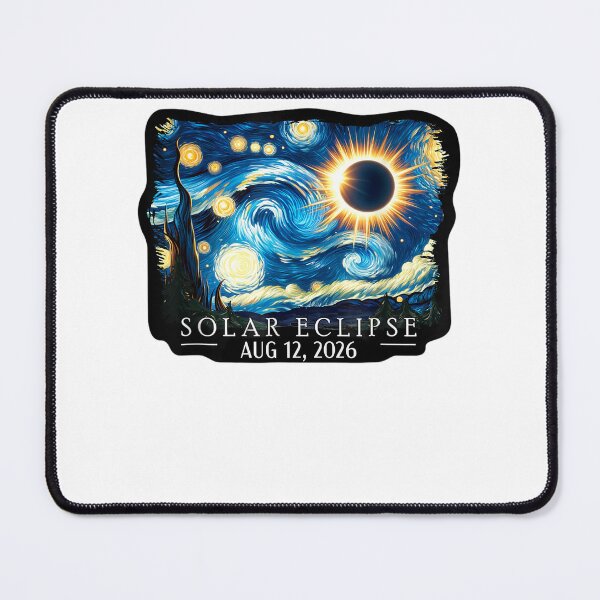 Item preview, Solar Eclipse August 12 2026 Starry Night Eclipse Totality designed and sold by pansak.