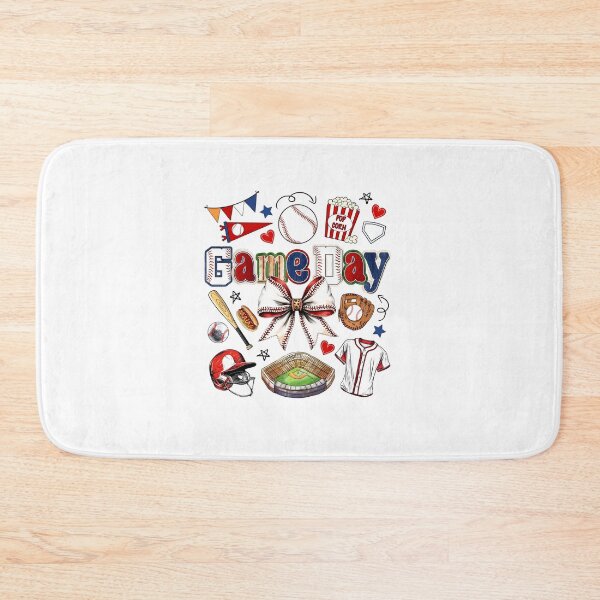 Item preview, Game Day Baseball Bow designed and sold by JacobKotai.