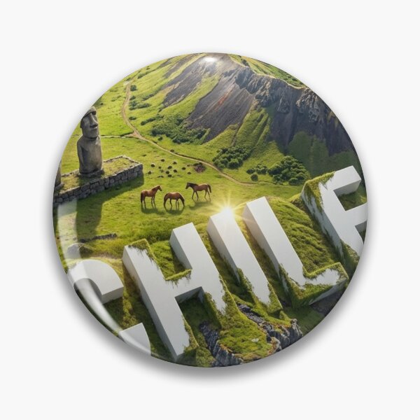 Item preview, Aerial Easter Island: Moai, Rano Kau Volcano, and Chile Text designed and sold by MyEz Style.
