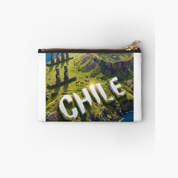 Item preview, Aerial Easter Island: Moai, Rano Kau Volcano, and Chile Text designed and sold by MyEz Style.