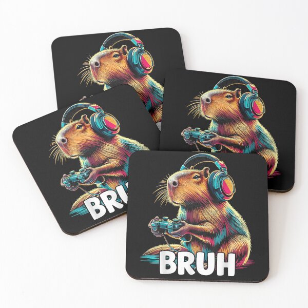 Item preview, Bruh Capybaras Funny Video Games Capybara Art for Men Women Kids , Capybara Gift Lover  designed and sold by DZIRI NAJAT.