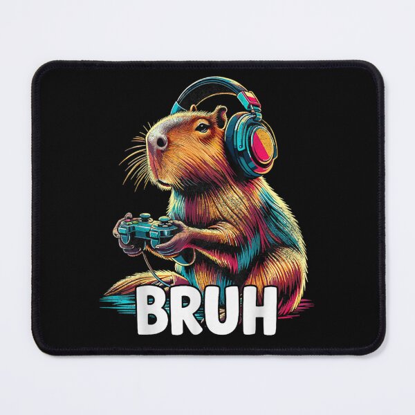 Item preview, Bruh Capybaras Funny Video Games Capybara Art for Men Women Kids , Capybara Gift Lover designed and sold by DZIRI NAJAT.