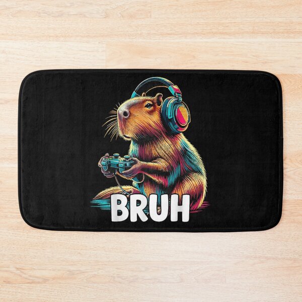 Item preview, Bruh Capybaras Funny Video Games Capybara Art for Men Women Kids , Capybara Gift Lover  designed and sold by DZIRI NAJAT.