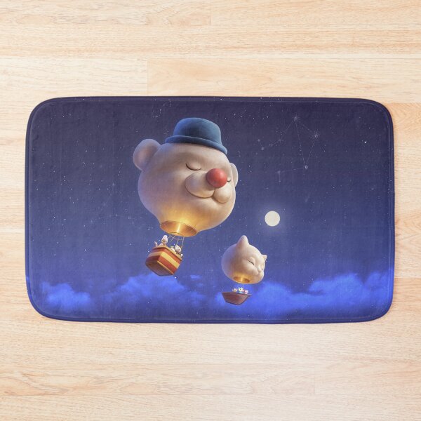 Item preview, Dreamy Balloon Ride – Smiling Bichon Hot Air Balloon designed and sold by ZKOZKOHI.