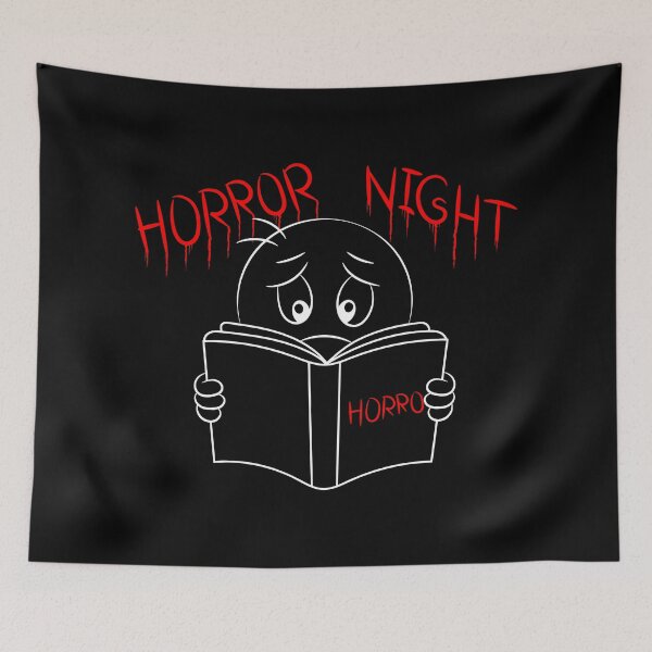 Item preview, Scared Reader Emoji - Horror Night designed and sold by Taglyn.