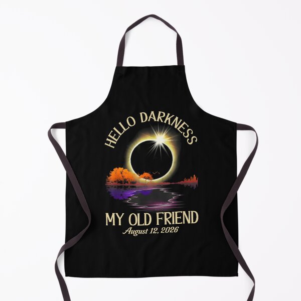Item preview, Hello Darkness My Old Friend August 12 2026 Totality Eclipse Astronomy designed and sold by pansak.
