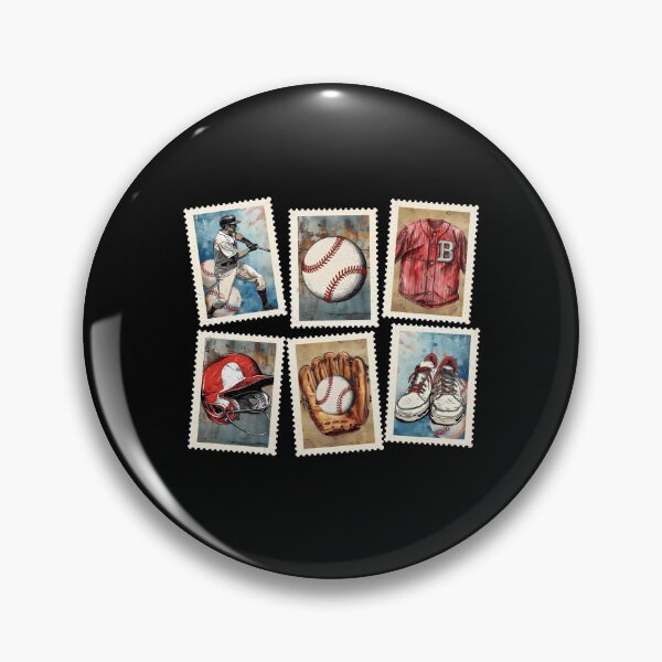 Artikelvorschau, Vintage-Baseballbriefmarken entworfen und verkauft von JacobKotai.