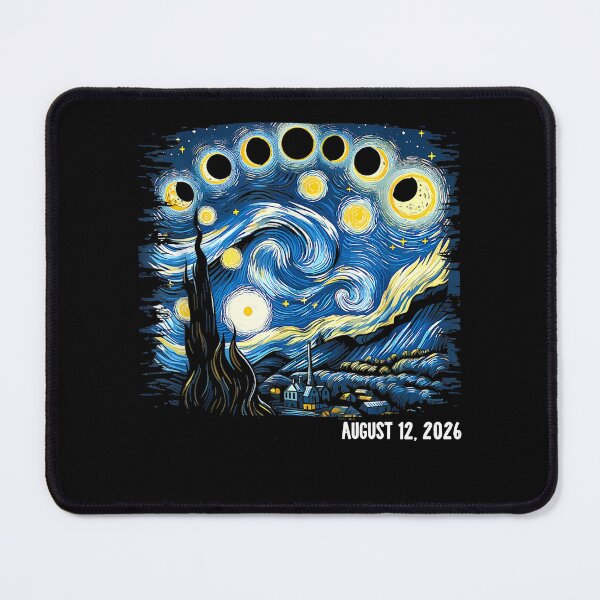 Item preview, Totality Solar Eclipse 08 12 26 Starry Nights Total Solar Eclipse designed and sold by pansak.