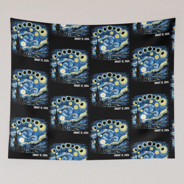 Item preview, Totality Solar Eclipse 08 12 26 Starry Nights Total Solar Eclipse designed and sold by pansak.