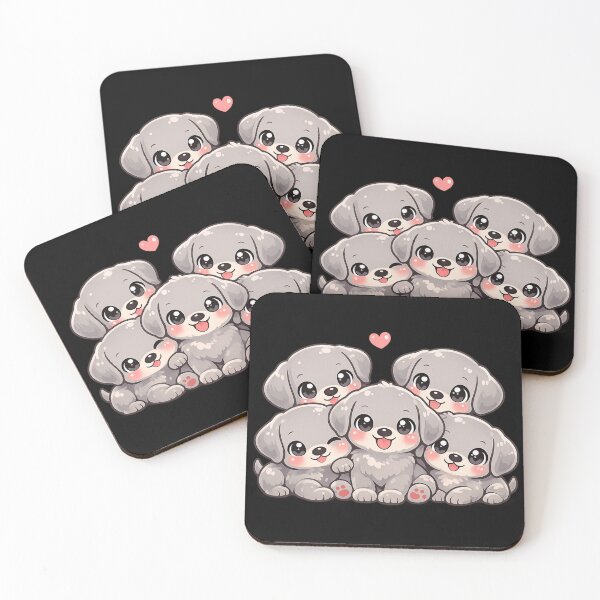 Item preview, Weimaraner dog - Kawaii puppy designed and sold by DamioPolArt.