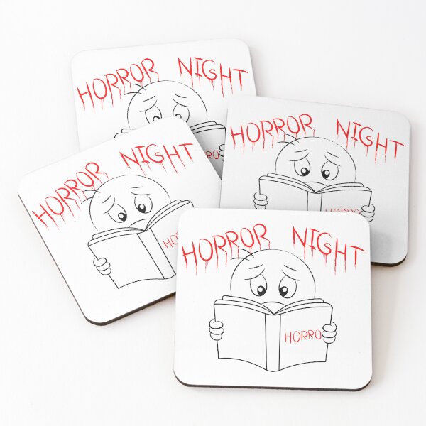 Item preview, Scared Reader Emoji - Horror Night designed and sold by Taglyn.