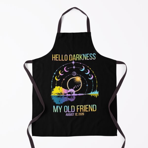 Item preview, Hello Darkness Retro My Old Friend August 12 2026 Totality Tie Dye designed and sold by pansak.