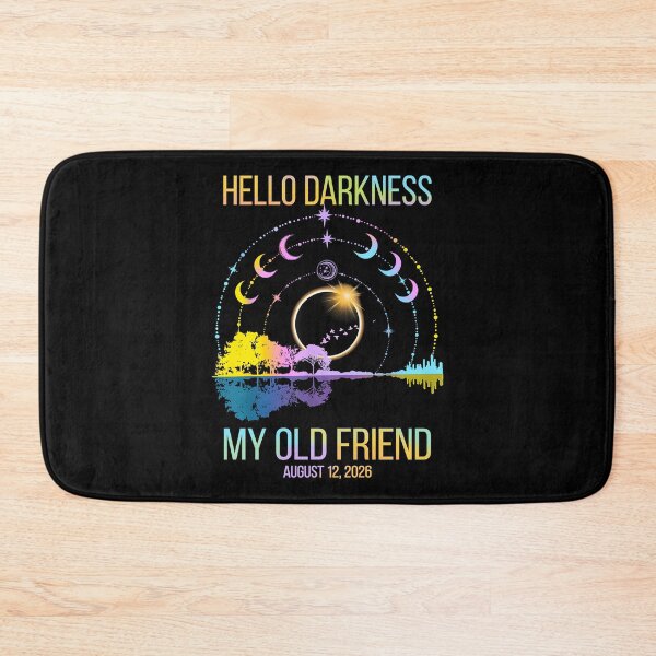 Item preview, Hello Darkness Retro My Old Friend August 12 2026 Totality Tie Dye designed and sold by pansak.