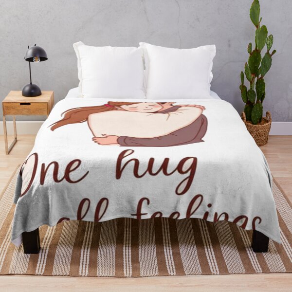 Item preview, One Hug, All Feelings – Cute Couple Illustration designed and sold by Wizdem Artworkz.