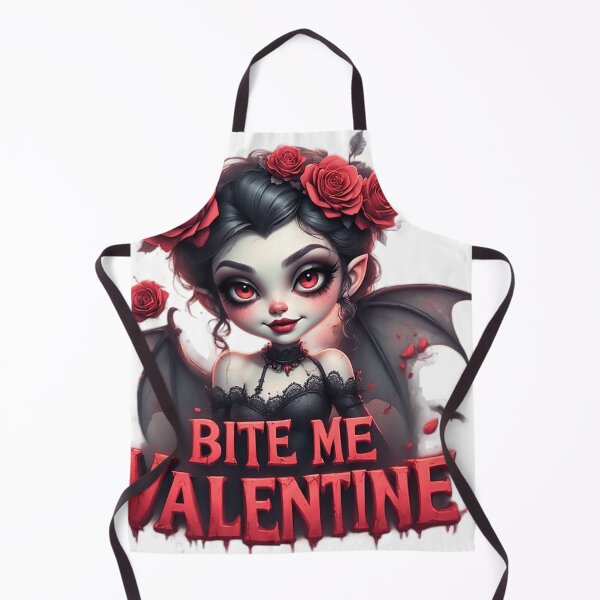 Item preview, Bite Me Valentine Succubus with Roses designed and sold by newvisionart191.