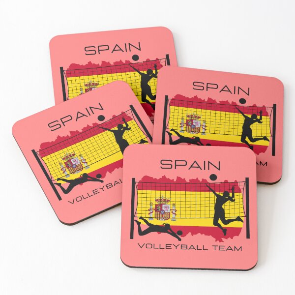 Item preview, Spanish Volleyball Passion – Silhouettes & Flag Design designed and sold by MarioWorksHQ.