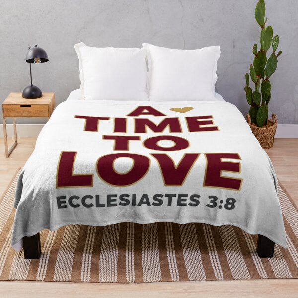 Item preview, A TIME TO LOVE T-Shirt | Ecclesiastes 3:8 Typography Design | Valentine’s & Black History Month 2026 designed and sold by BlackAndBrown.