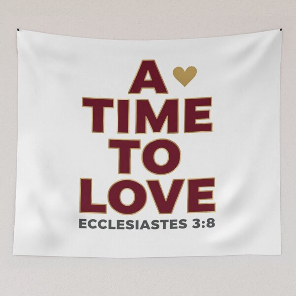 Item preview, A TIME TO LOVE T-Shirt | Ecclesiastes 3:8 Typography Design | Valentine’s & Black History Month 2026 designed and sold by BlackAndBrown.